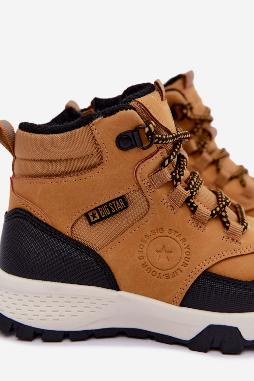 Botas marrons isoladas para crianças Big Star UU374002