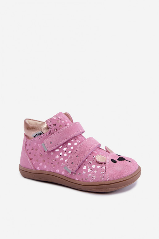 Sapatos rosa para crianças com corações Bartek 8631965