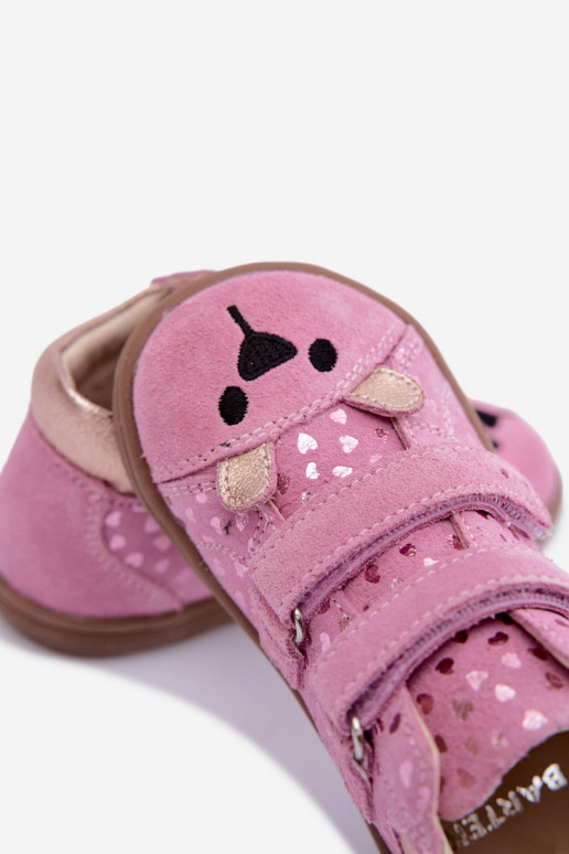 Sapatos rosa para crianças com corações Bartek 8631965