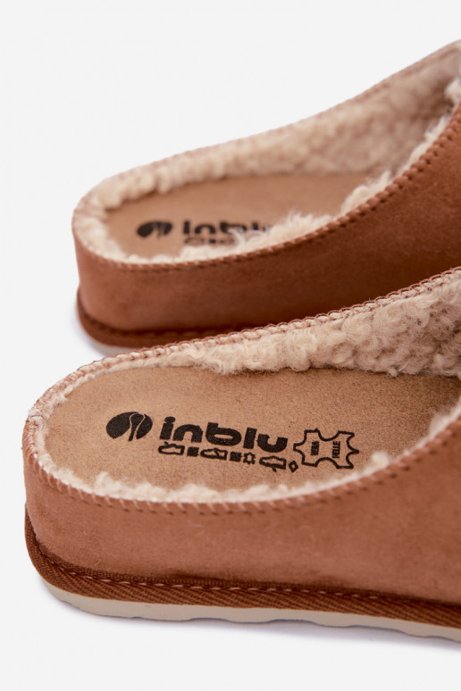 Chinelos femininos Inblu CS000034 em marrom