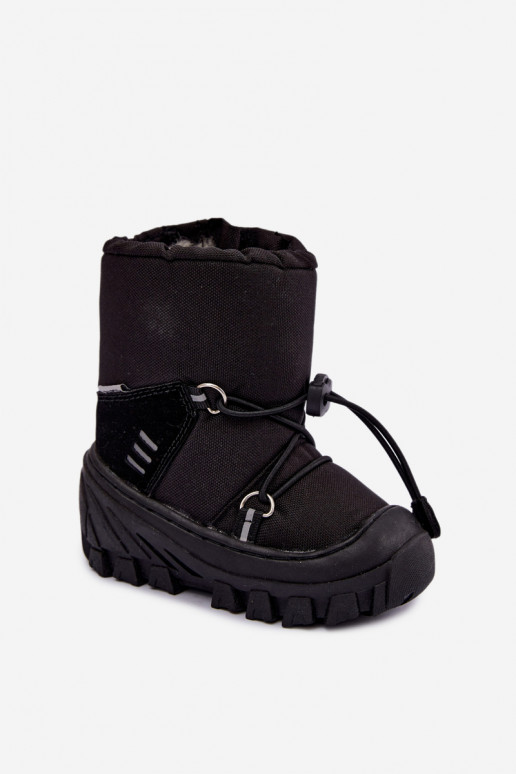 Botas de neve infantis Bartek 11045703 em preto