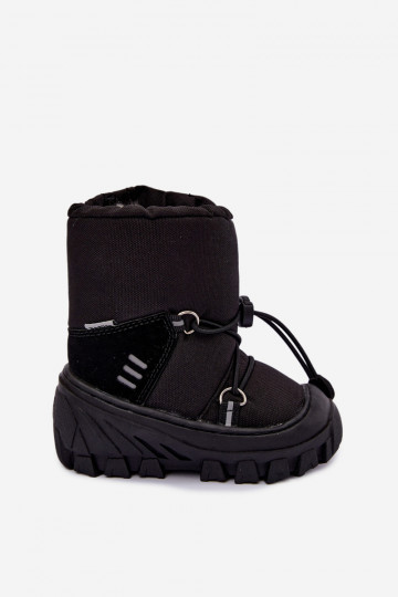 Botas de neve infantis Bartek 11045703 em preto 2