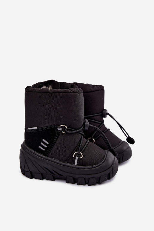 Botas de neve infantis Bartek 11045703 em preto