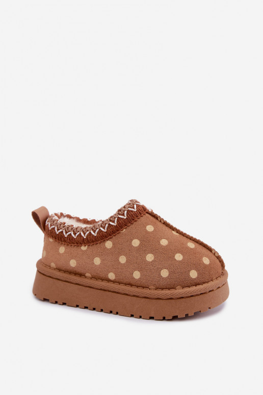 Botas de neve infantis em marrom Ysmerine