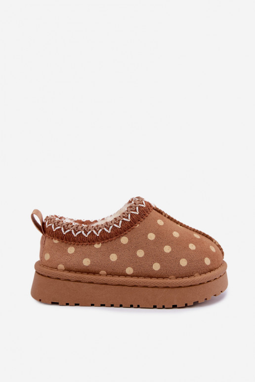 Botas de neve infantis em marrom Ysmerine