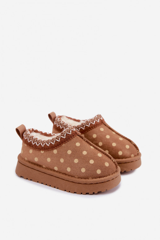 Botas de neve infantis em marrom Ysmerine