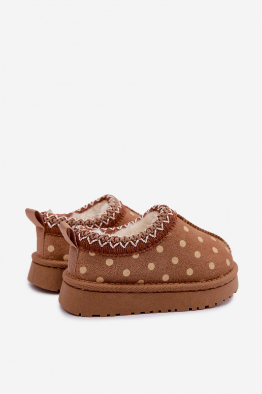 Botas de neve infantis em marrom Ysmerine
