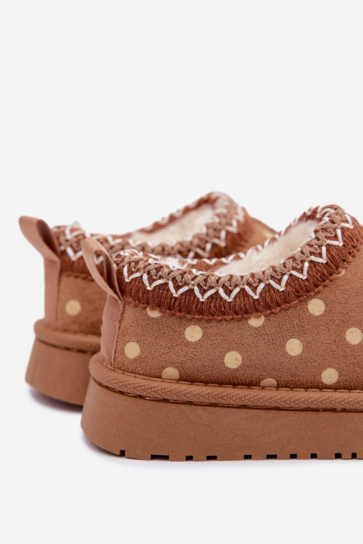 Botas de neve infantis em marrom Ysmerine