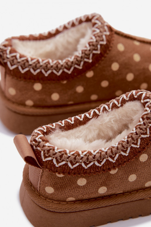 Botas de neve infantis em marrom Ysmerine