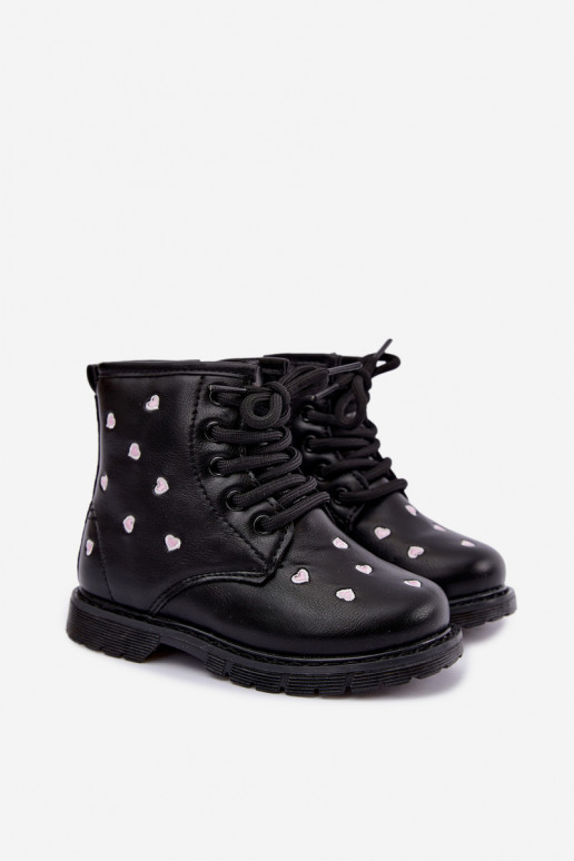 Botas quentes para crianças com corações Selmora