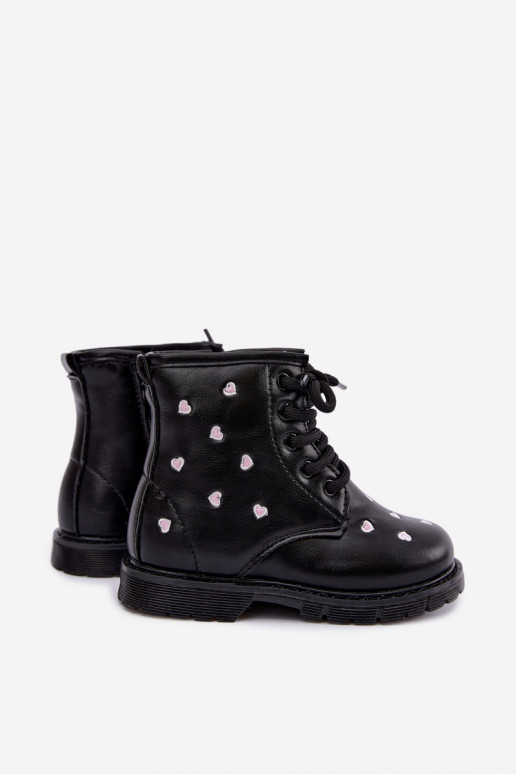Botas quentes para crianças com corações Selmora