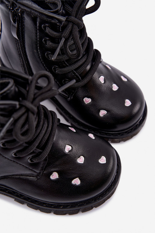 Botas quentes para crianças com corações Selmora