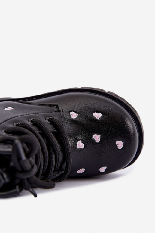 Botas quentes para crianças com corações Selmora