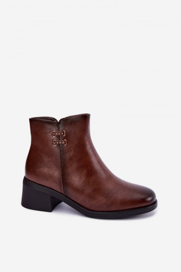 aquecimento Botas femininas Klocke cor marrom Delmira