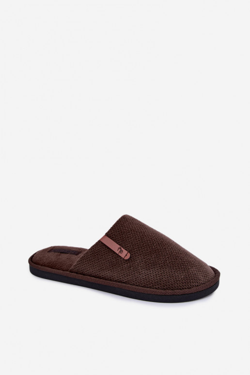chinelo masculino em cor marrom Dervan