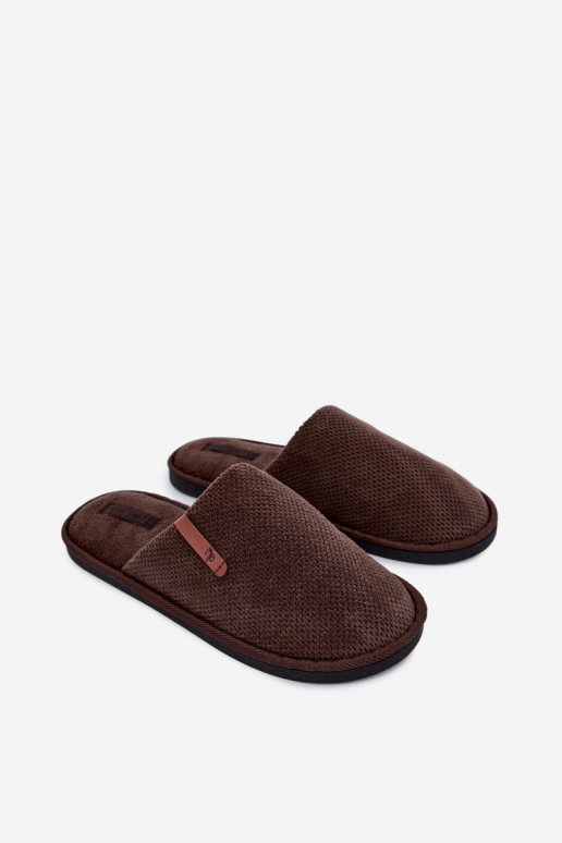 chinelo masculino em cor marrom Dervan