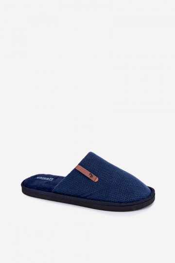 chinelo masculino em cor azul escuro Dervan