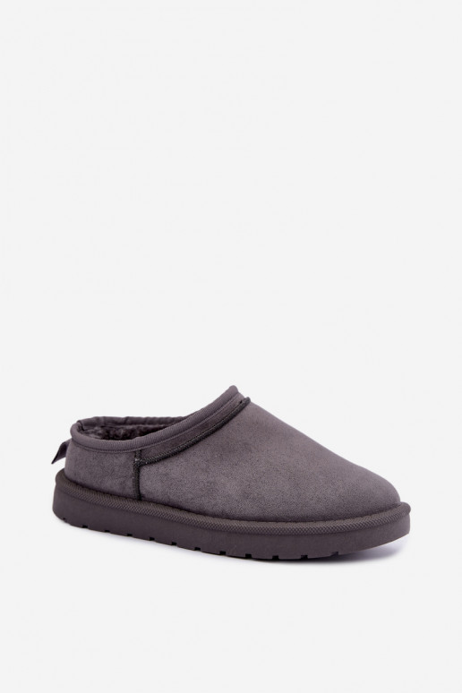 botas de neve femininas baixas na cor cinza Rosmina