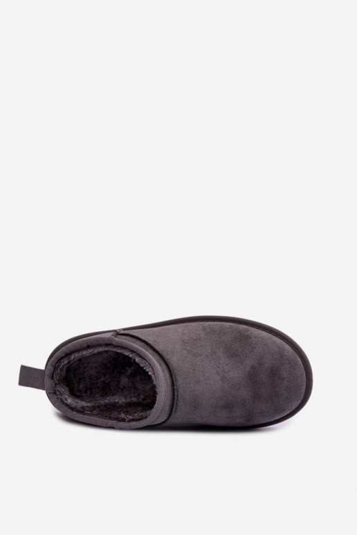 botas de neve femininas baixas na cor cinza Rosmina
