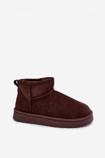 Botas de neve femininas CzekoladoĮe Rosienne