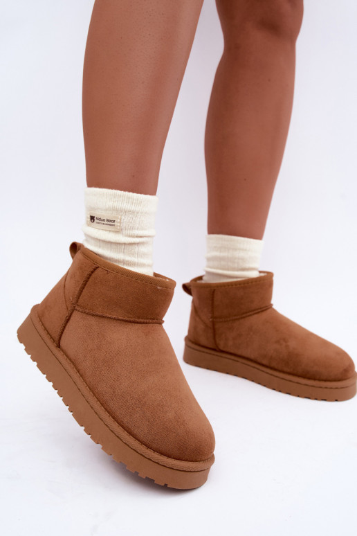 Botas de neve femininas na cor marrom Rosienne