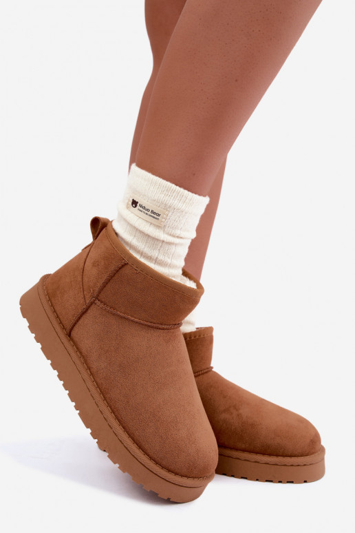Botas de neve femininas na cor marrom Rosienne