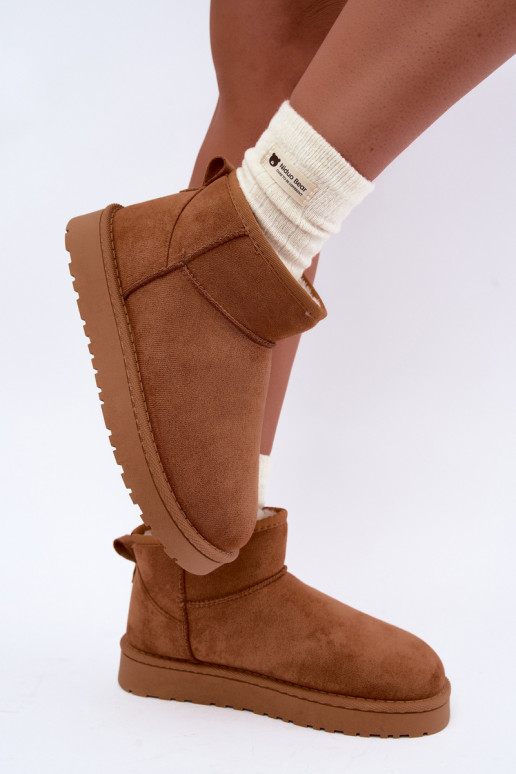 Botas de neve femininas na cor marrom Rosienne