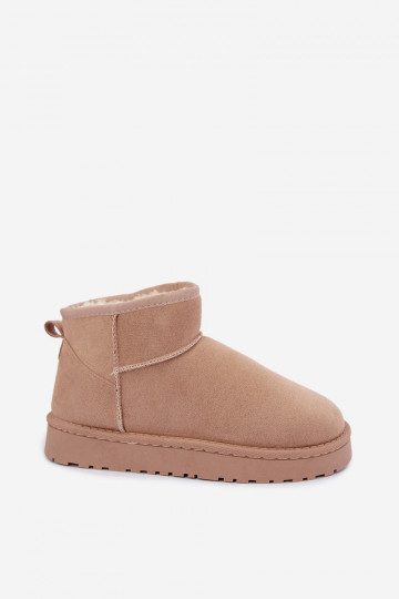 Botas de neve femininas na cor areia Rosienne