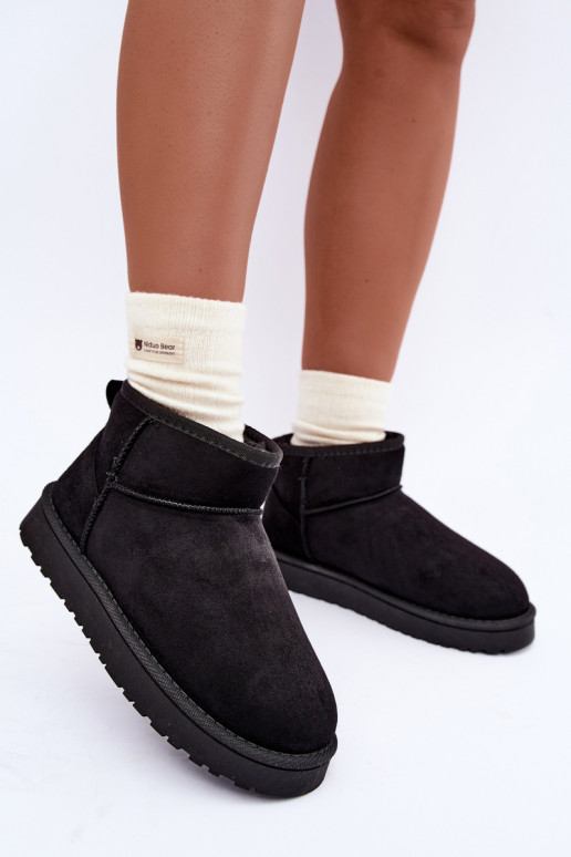 Botas de neve femininas na cor preta Rosienne