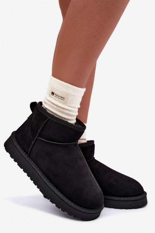 Botas de neve femininas na cor preta Rosienne