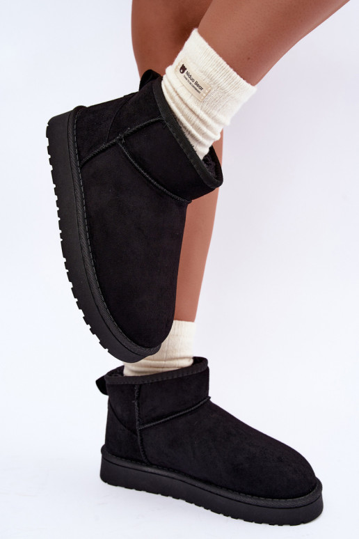 Botas de neve femininas na cor preta Rosienne