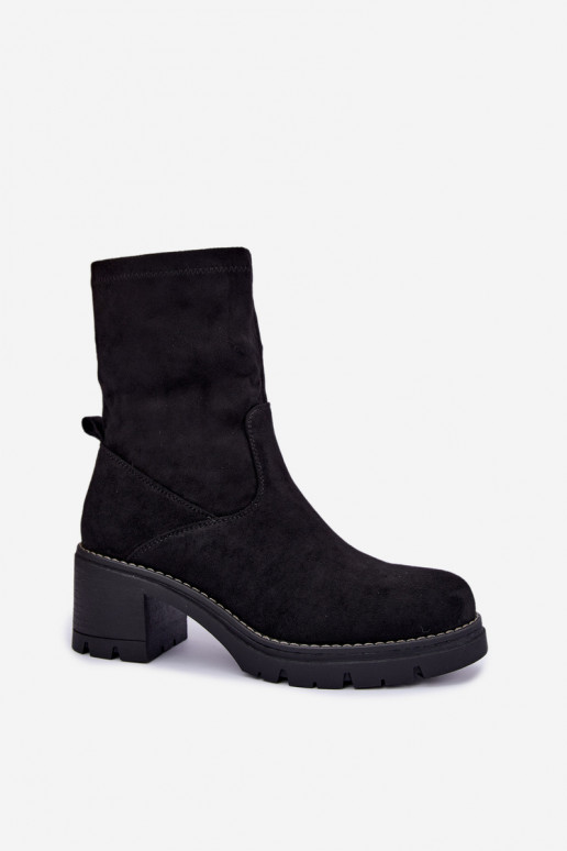 Botins femininos na cor preta Meldrenelle
