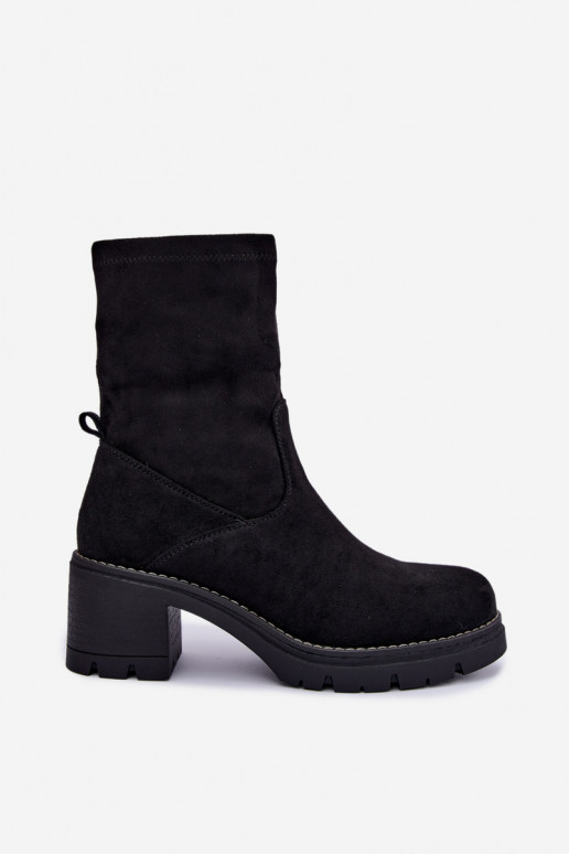 Botins femininos na cor preta Meldrenelle