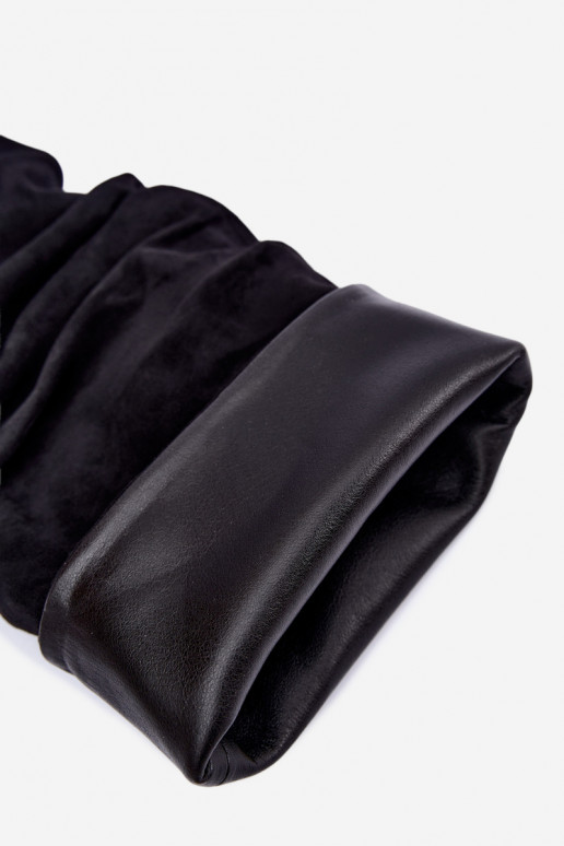 Botas pretas de cano alto com saltos finos Balira