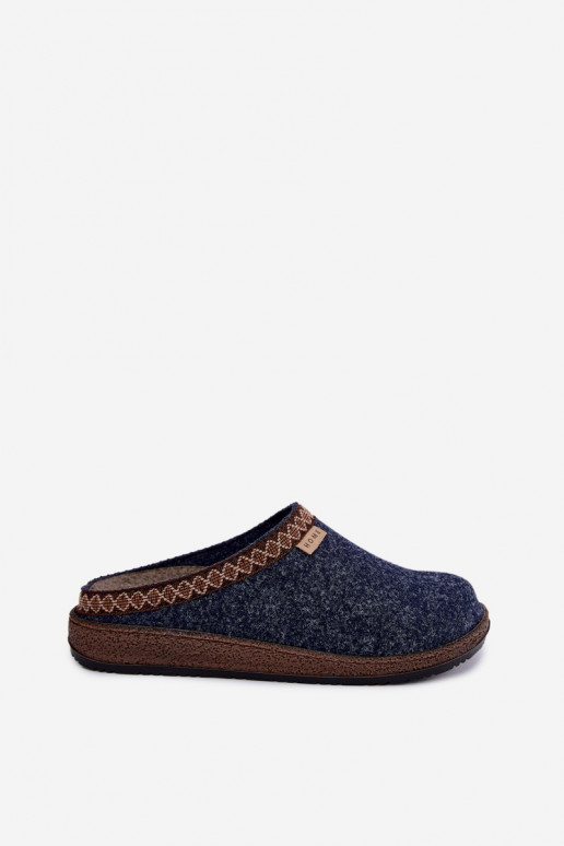 Chinelos femininos Inblu NL000009 azul escuro