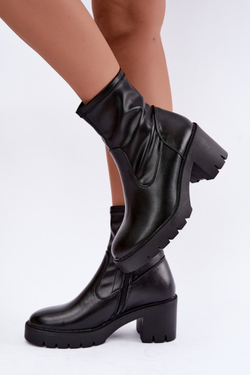 Botins isolados Klocke Vinceza 58672 pretos