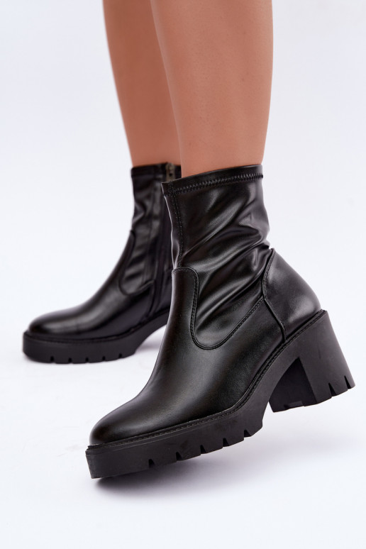 Botins isolados Klocke Vinceza 58672 pretos