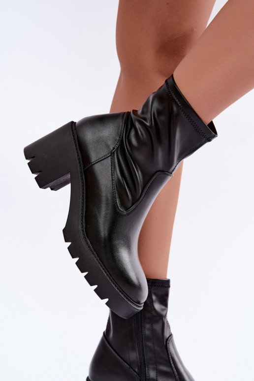 Botins isolados Klocke Vinceza 58672 pretos