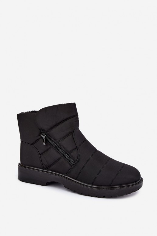 botas de neve masculinas na cor preta Tai turilric