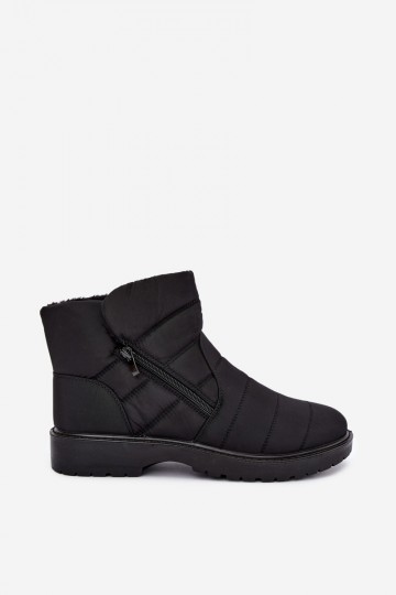 botas de neve masculinas na cor preta Tai turilric 2