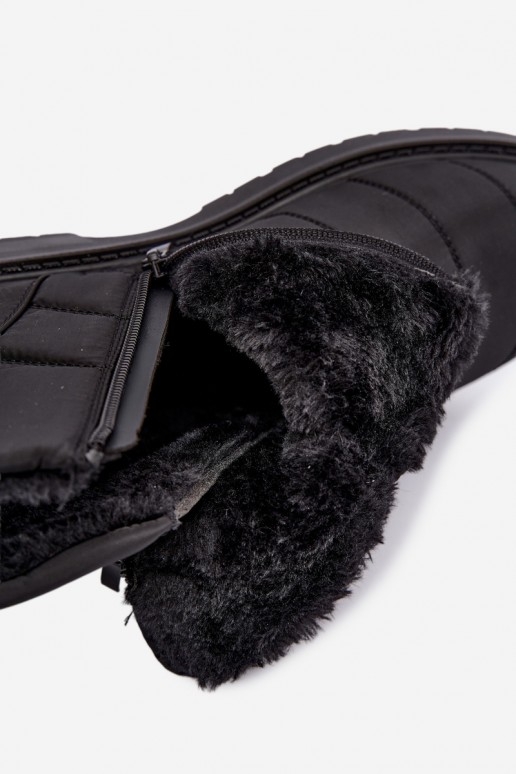 botas de neve masculinas na cor preta Tai turilric