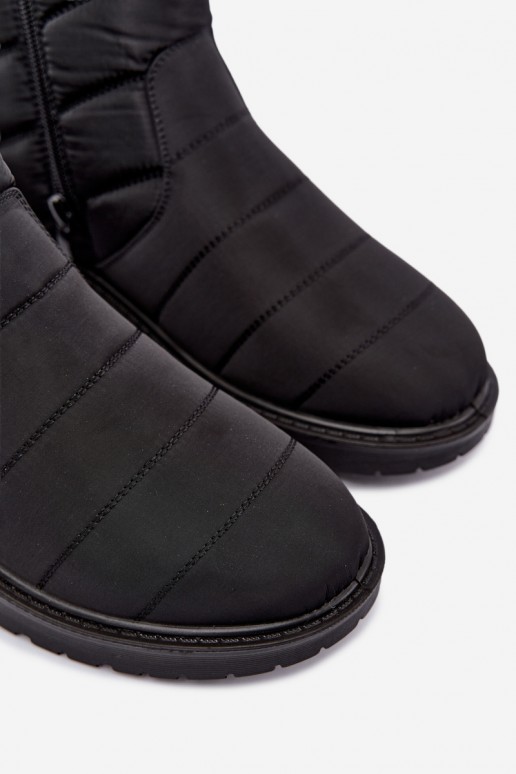 botas de neve masculinas na cor preta Tai turilric