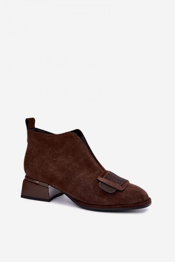 botas isoladas de camurça sintética Klocke Artiker 59C0106 na cor castanha