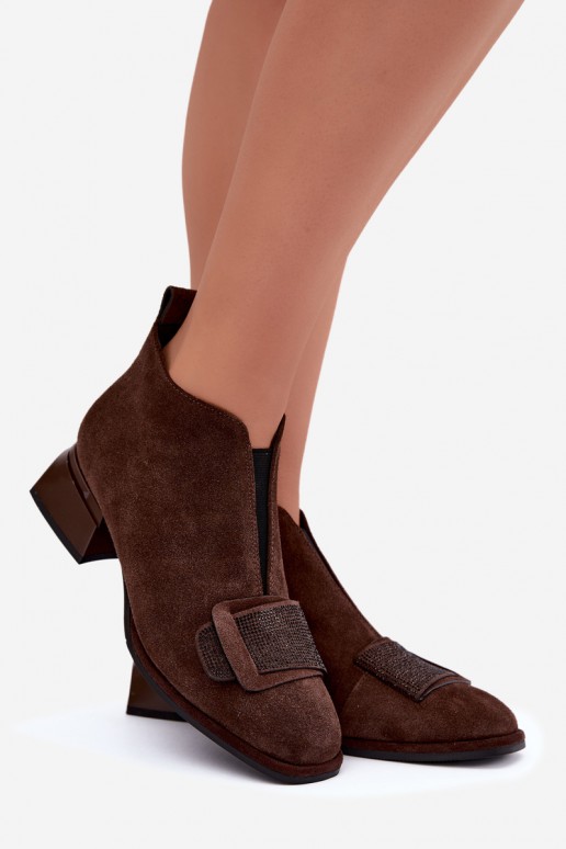 botas isoladas de camurça sintética Klocke Artiker 59C0106 na cor castanha