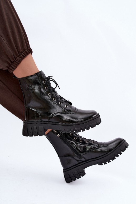 botins de trabalho isolados Lee Cooper LCJ-26-16-4696 na cor preta