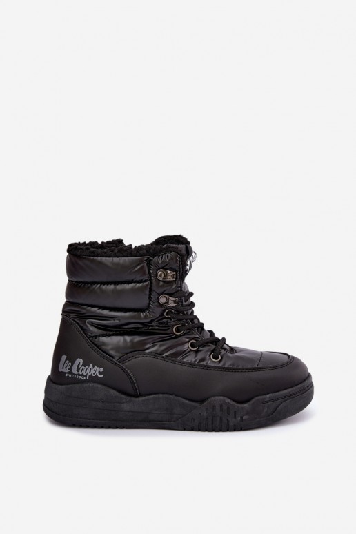 botas de neve com atacadores Lee Cooper LCJ-44-4562 na cor preta