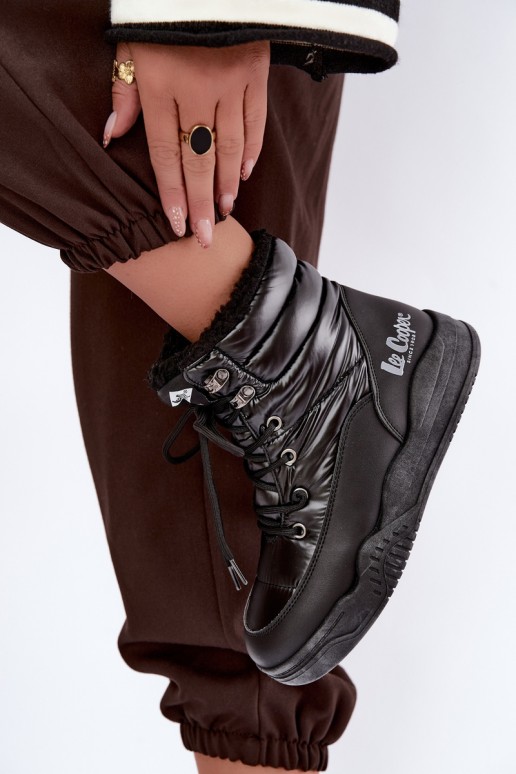 botas de neve com atacadores Lee Cooper LCJ-44-4562 na cor preta