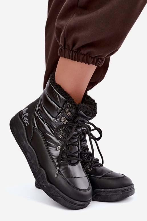 botas de neve com atacadores Lee Cooper LCJ-44-4562 na cor preta
