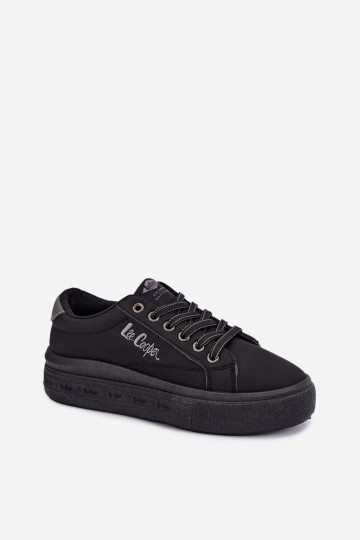sapatos casuais de plataforma Lee Cooper LCJ-26-44-4560 na cor preta