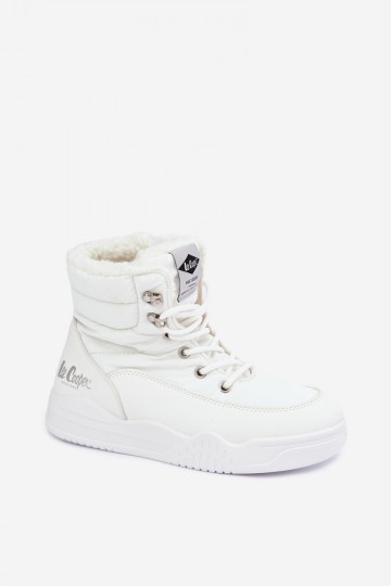 botas de neve com atacadores Lee Cooper LCJ-44-4563 na cor branca 2